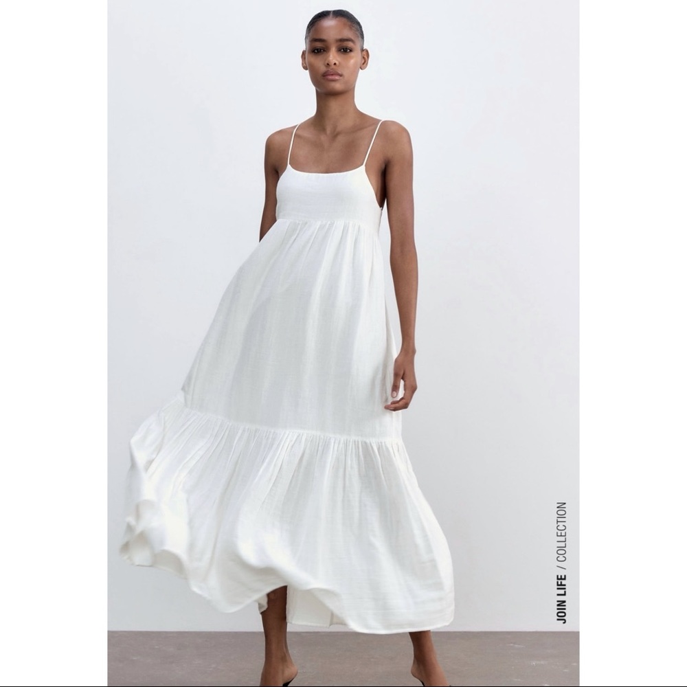 Tiered Midi Dress